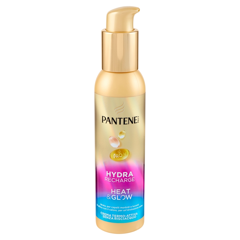 Pantene Pro-V Hydra Recharge Heat & Glow Crema Termo-Attiva Senza Risciacquo 135 ml